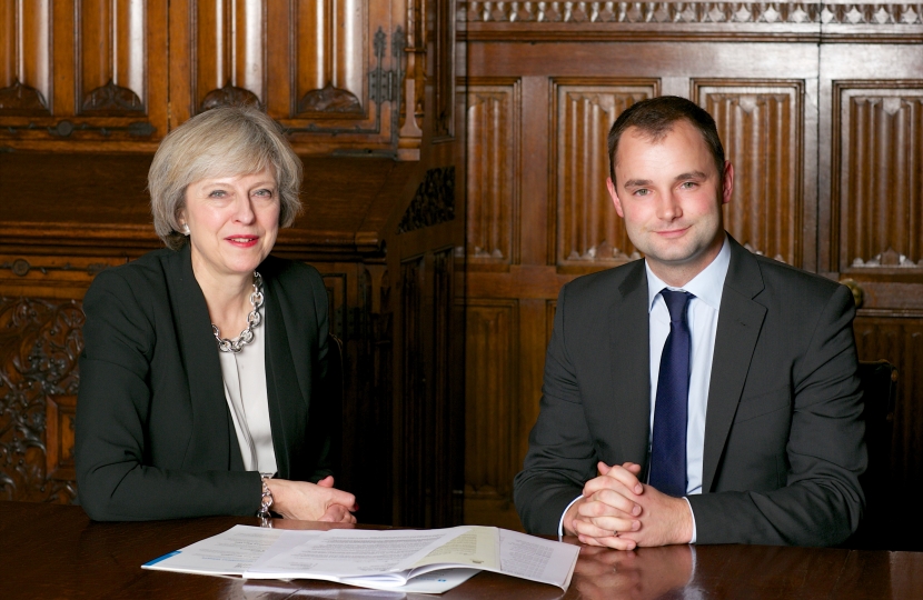Luke Hall and the Prime Minister