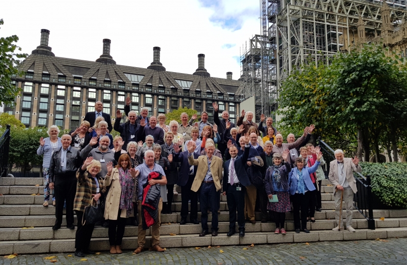 Wick residents at the Tour of Parliament