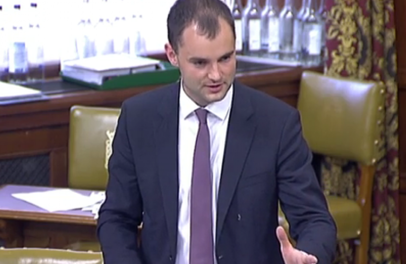 Luke Hall MP speaks in Westminster Hall on the M4 Link