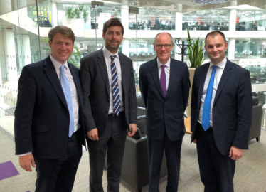 Luke Hall MP, Chris Skidmore MP and Toby Savage meeting with Nick Gibb the schools minister