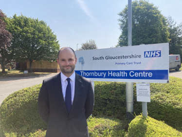 Luke Hall MP Thornbury Health Centre